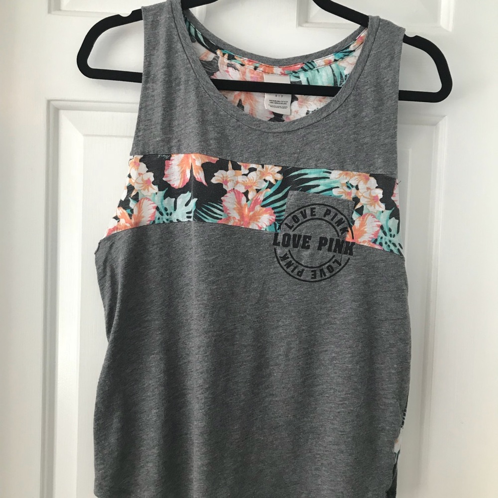 VICTORIA’S SECRET PINK — Tropical Floral Tank